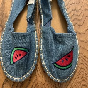 Girls watermelon shoes